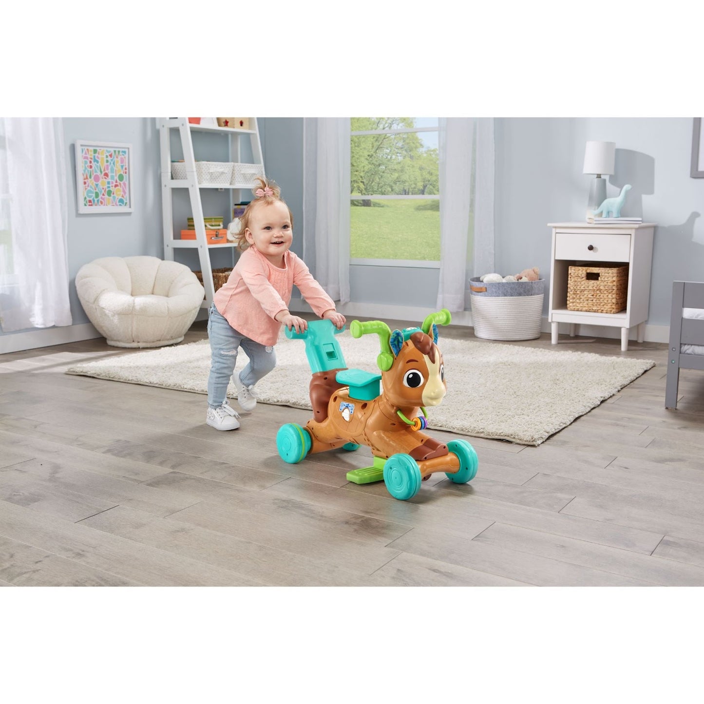 Vtech - 3-In-1 Push, Gallop, Ride Pony & Go - Ride On Toy