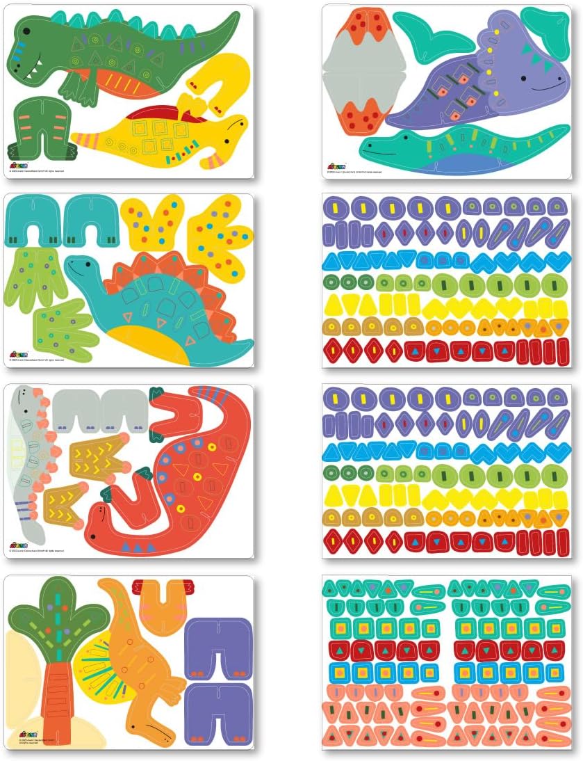 Avenir - Stick 'N Play Series - Dino World | 2-Multicolor