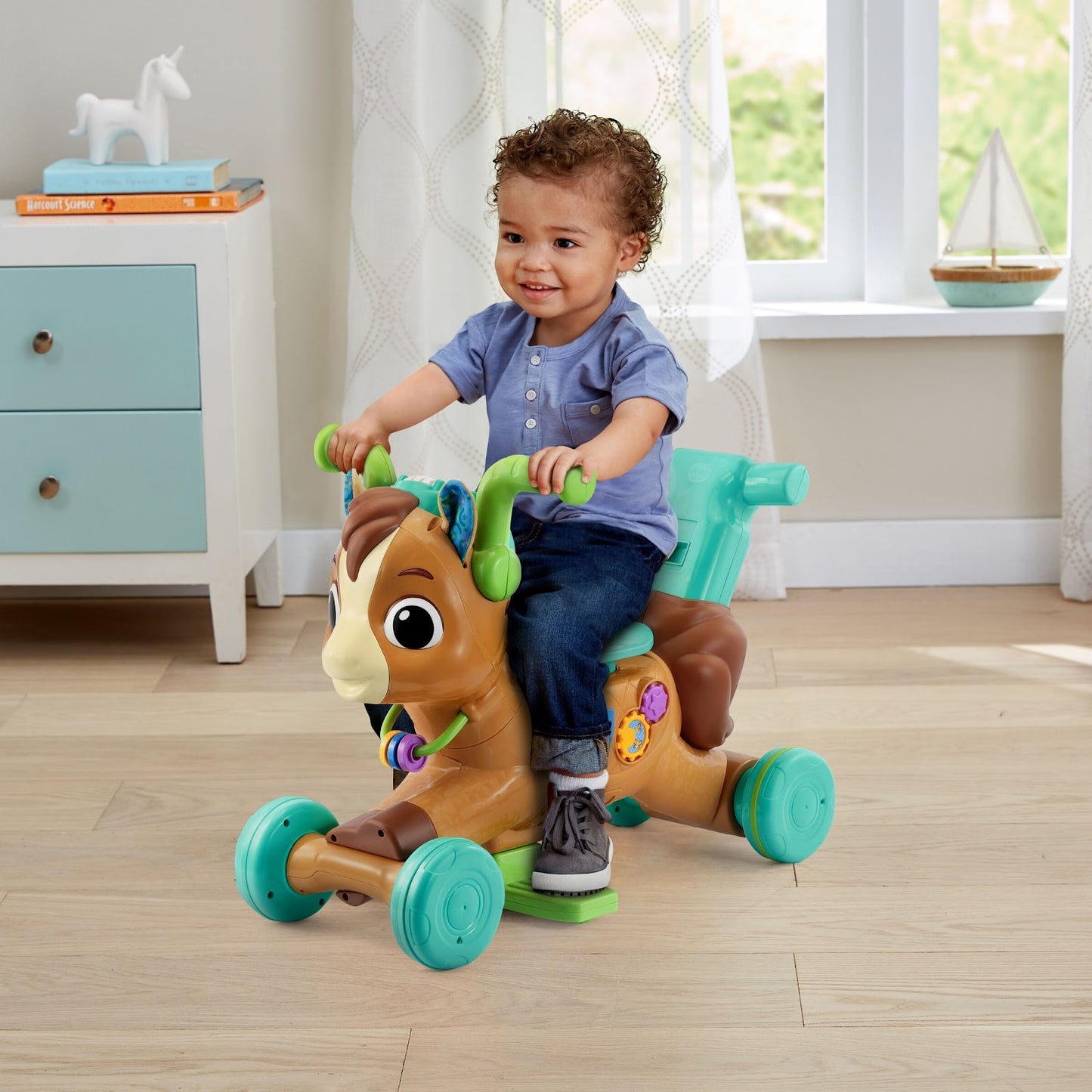 Vtech - 3-In-1 Push, Gallop, Ride Pony & Go - Ride On Toy