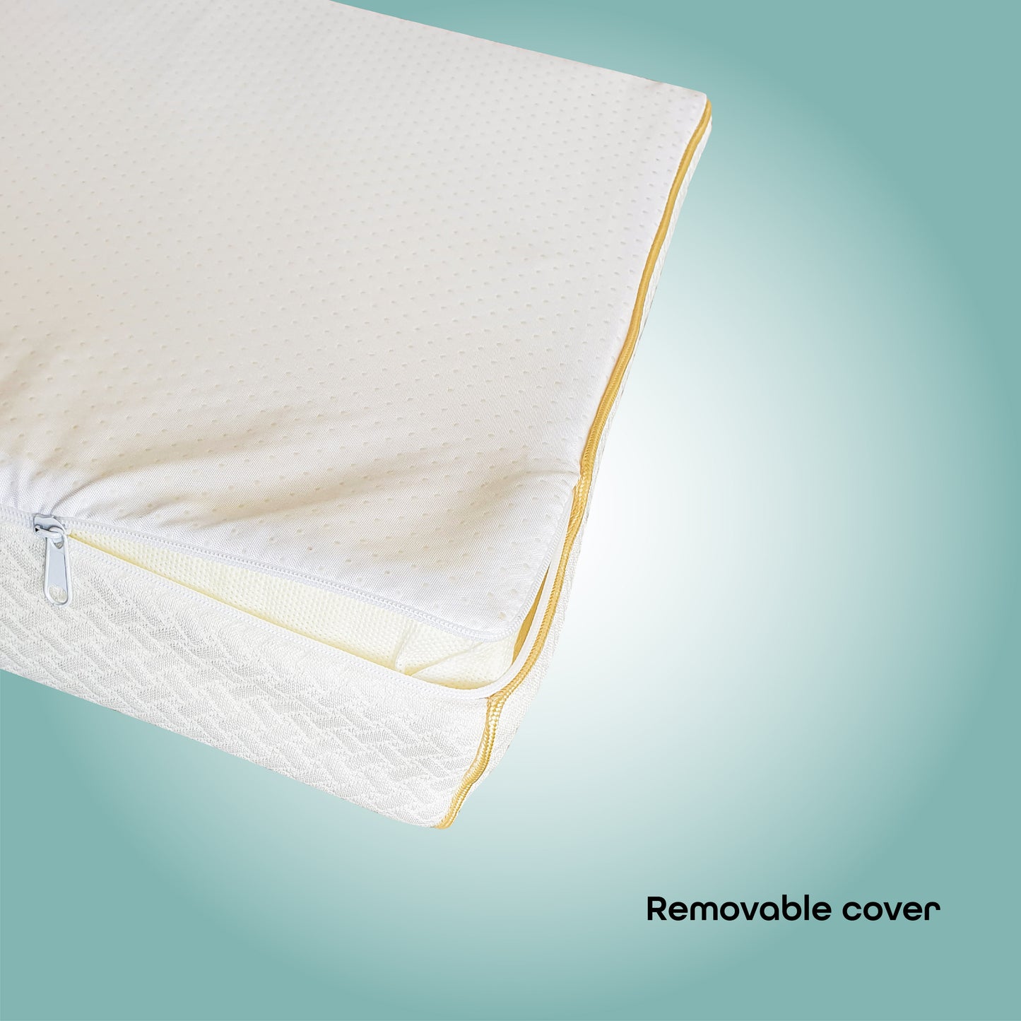 Moon - Organic Universal Crib Wedge - White