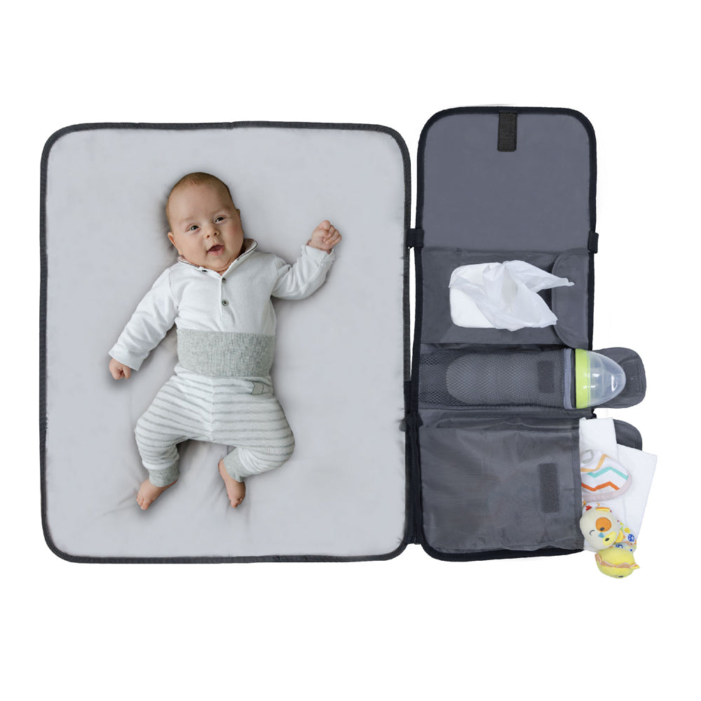 Moon - Portable Water Proof Diaper Changing Station - Black