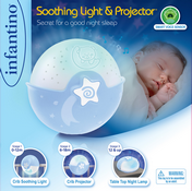 Infantino-  Wom Soothing Light & Projector 0M+- Blue