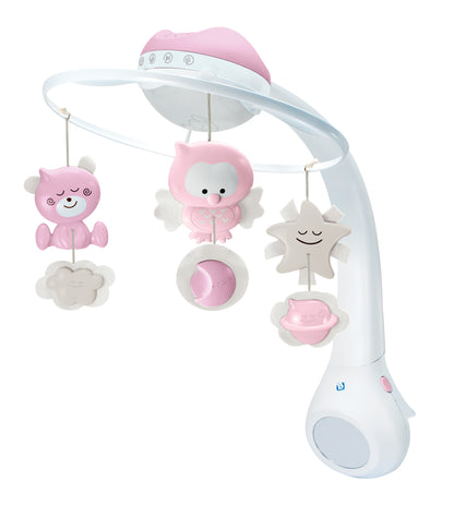 Infantino-  3 In 1 Projector Musical Mobile -Pink