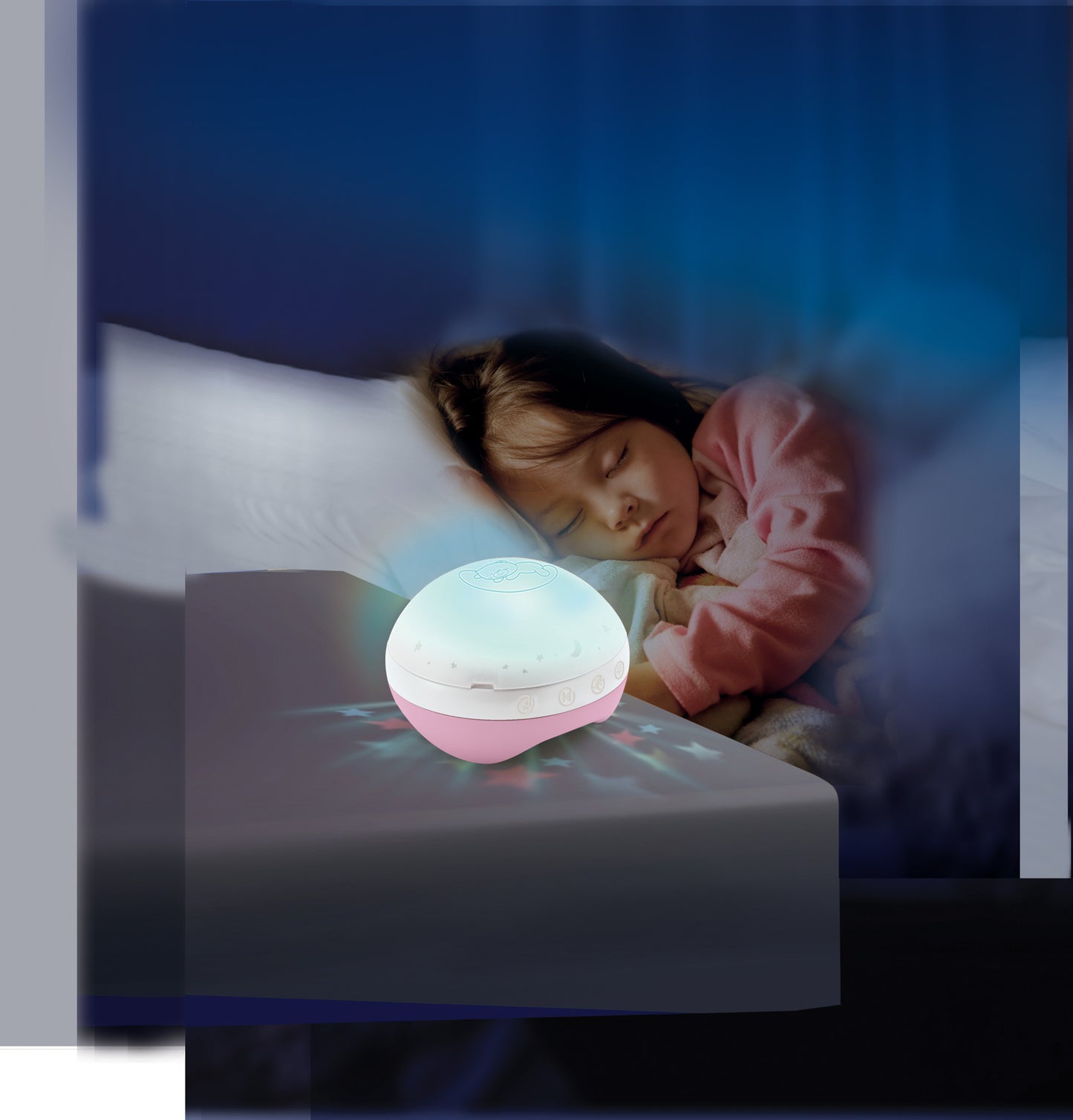 Infantino-  3 In 1 Projector Musical Mobile -Pink