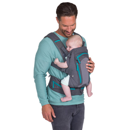 Infantino- Carry On Multi-Pocket Carrier-Grey