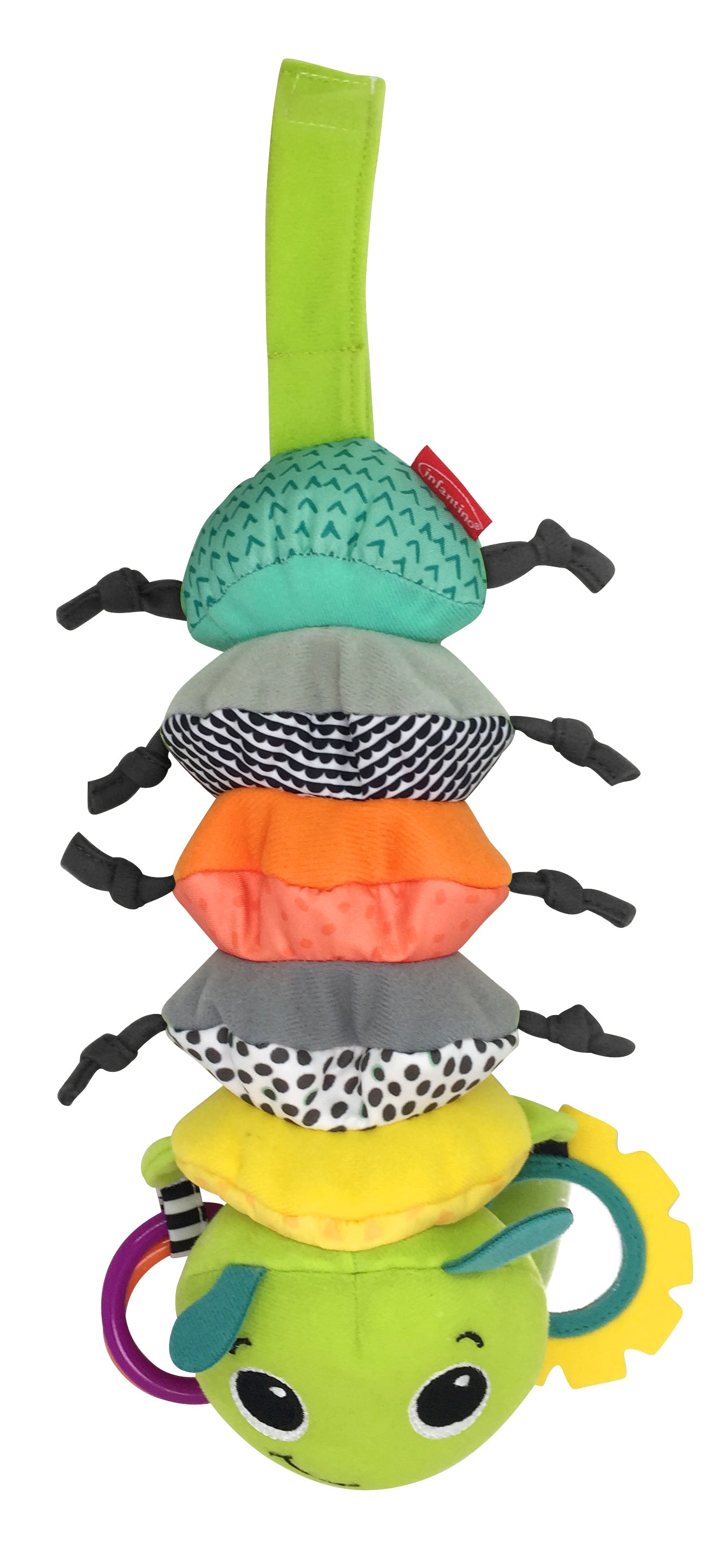 Infantino- Hug & Tug Musical Bug -Multicolor