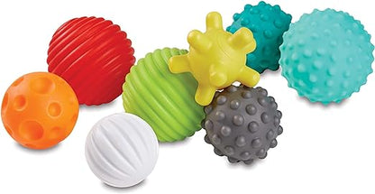 Infantino- Balls, Blocks & Buddies 20 Pieces Activity Play Set-Multicolor