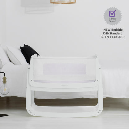 Snuz- Pod4 Bedside Crib  - White