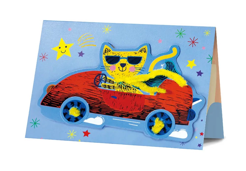 Avenir - Scratch - Cars | Greeting Cards Set -Multicolor