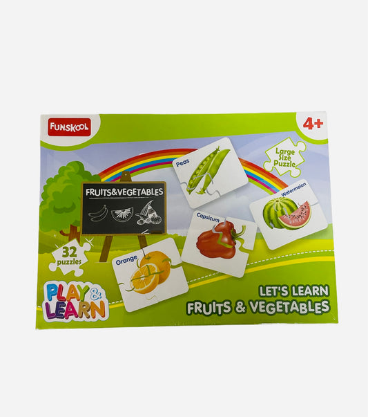 Funskool -  Fruits & Vegetables-Multicolor