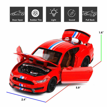 Msz - Ford Shelby Gt350 - Die-Cast Replica, Ultimate Collector'S Item-Red