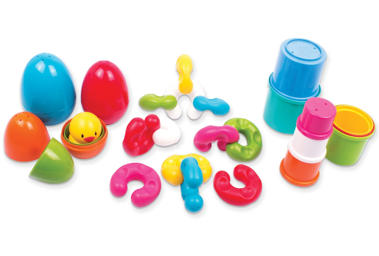 Funskool -  Link Stack & Nest Toy Set-Multicolor