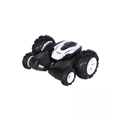 D-Power -  Mini Rc Stunt Car - Black| 2.4Ghz Remote Control, 360-Multicolor