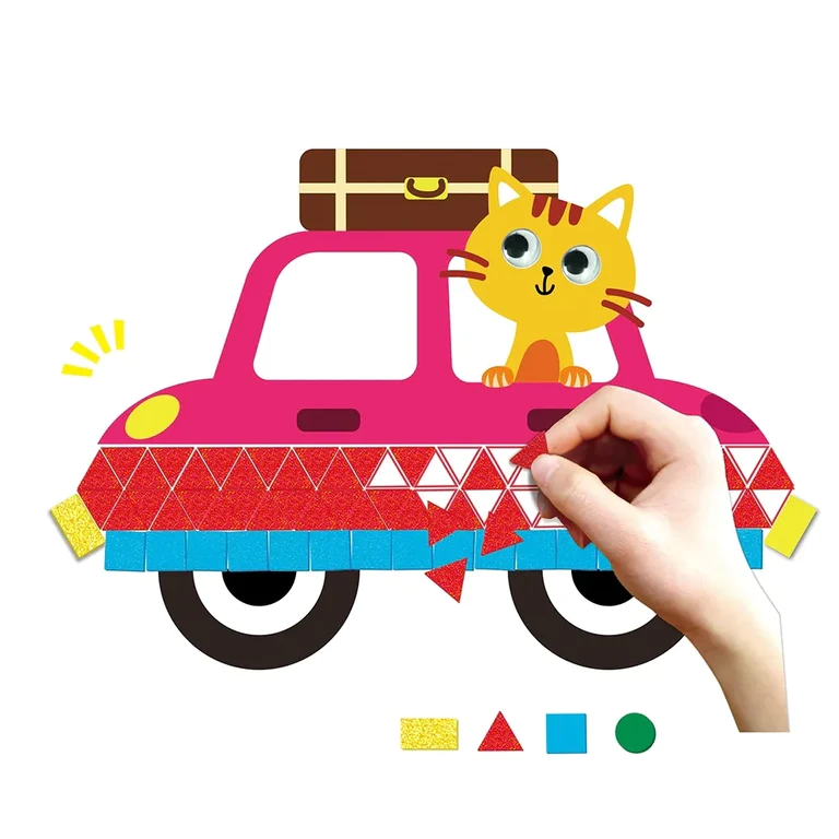 Avenir - Create My First Story Book - Cars | Mosaic Junior Kit: Fun-Multicolor