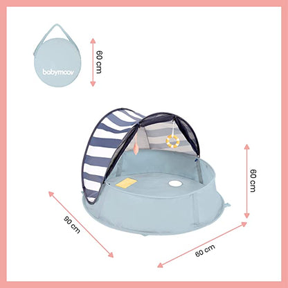 Babymoov -  Aquani Anti Uv Tent And Paddling Pool Mariniere - Multicolour