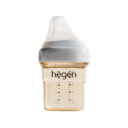 Hegen- Pcto™ 150Ml/5Oz Feeding Bottle Ppsu With Slow Flow Teat- 1 To 3 Months-White