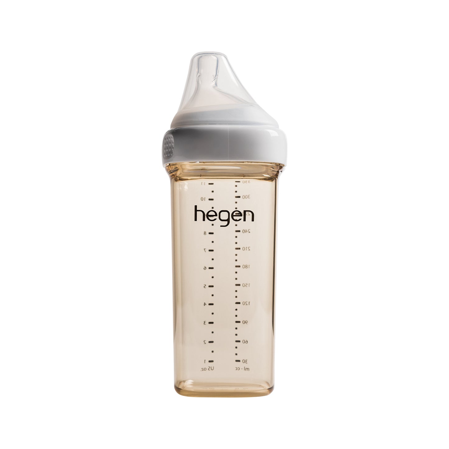 Hegen- Pcto™ 330Ml/11Oz Feeding Bottle Ppsu With Fast Flow Teat- 6 Months + - White