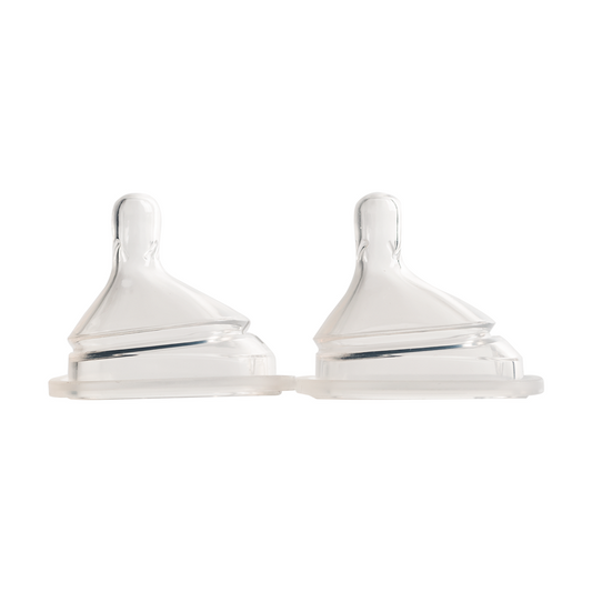 Hegen- Teat Medium Flow- 3 To 6 Months- Pack Of 2-White