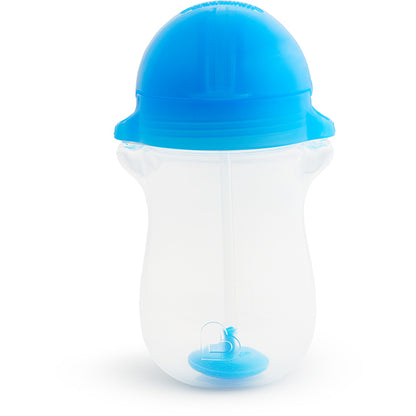 Munchkin- Any Angle™ Click Lock Weighted Straw Trainer Cup 10Oz - 12 Months - Blue