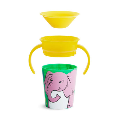 Munchkin- Miracle® 360° Wildlove Trainer Cup 6Oz - 6 Months - Elephant