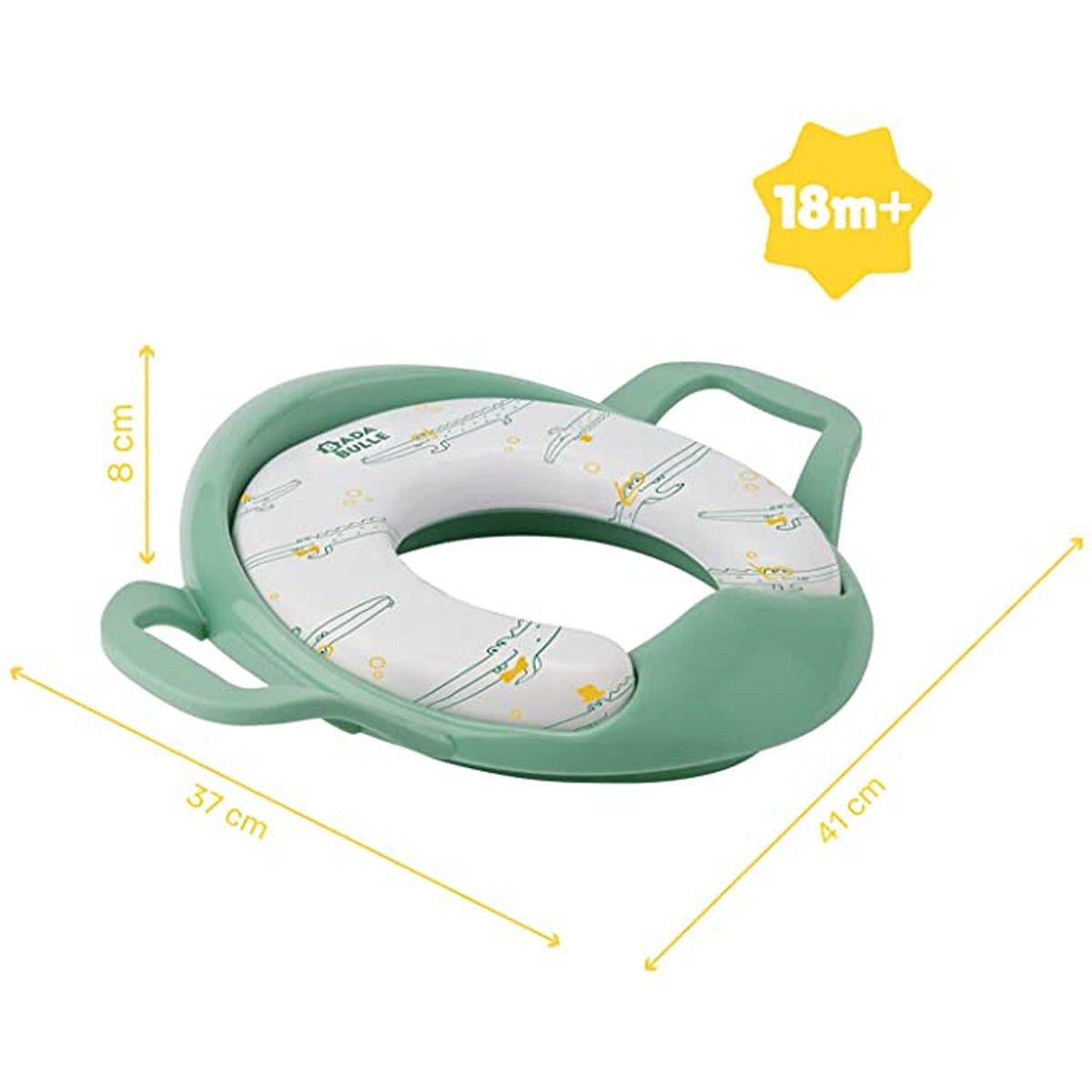 Badabulle Comfort Toilet Training Seat With Handle, Non-Slip