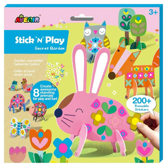 Avenir - Stick 'N Play Series - Secret Garden -Multicolor