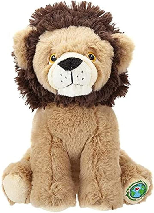 Your Planet -  9" Eco Plush Teddy Bear Elephant, Lion, Panda, Gorilla Wildlife Soft Toys-Multicolor