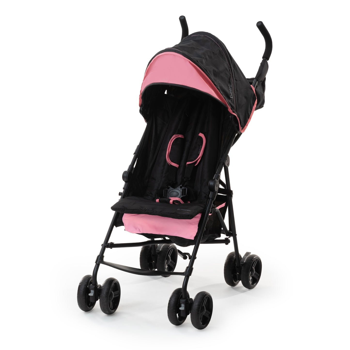 Summer Infant-  3Dmini™ Convenience Stroller With 5-Point Harness & Adjustable Shoulder Straps 6 - 24 Months  - Pink