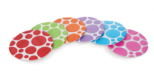 Munchkin- 6Pk Grippy Dots  - Multi Color