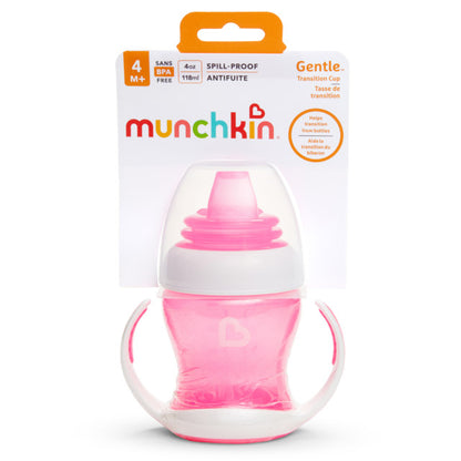 Munchkin- Gentle™ Transition Cup 4 Oz - 4Months  - Pink