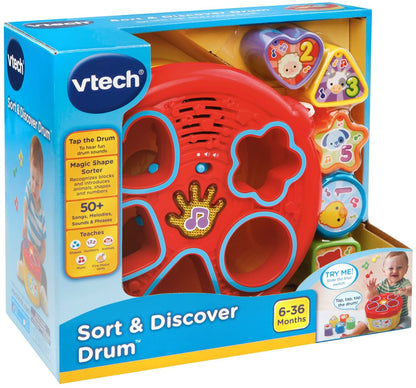 Vtech -  Vtech Sort And Discover Drum Toy