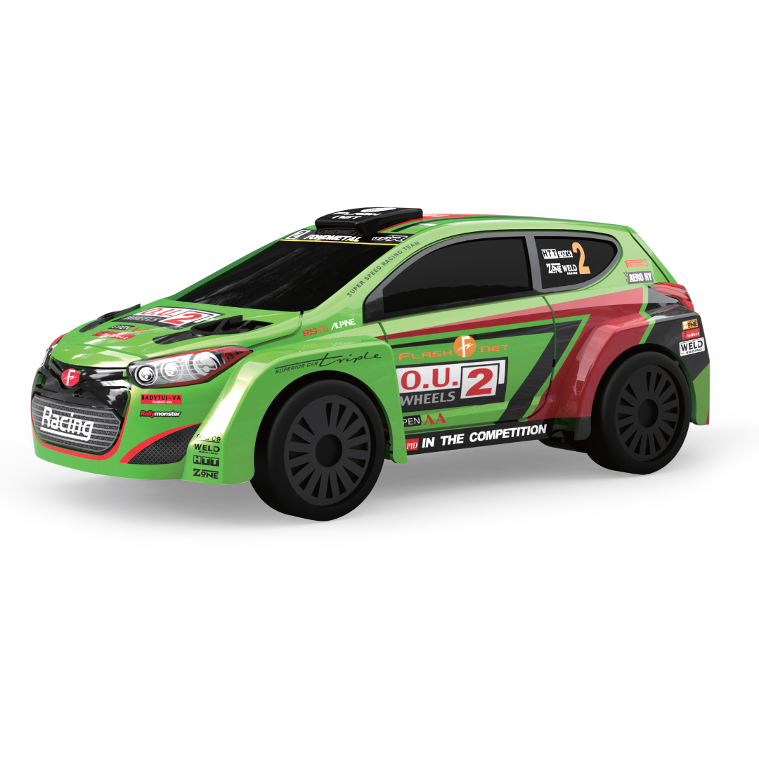 D-Power -  Rally Monster (Twin Pack) | Rtr, 2 Radio Remote Control -Multicolor