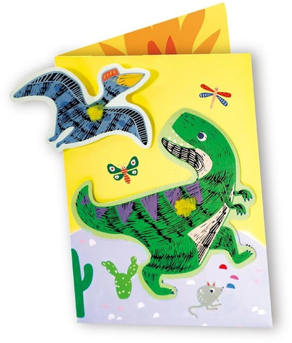 Avenir - Scratch - Dinos | Greeting Cards Set-Multicolor