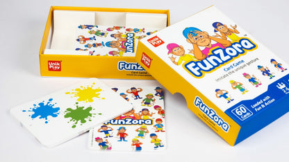 Unikplay -  Funzora Card Game | Easy To Learn, Playing Card Games, Fun Family Brain Games-Multicolor