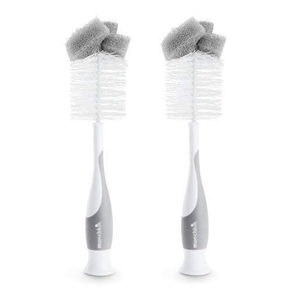 Munchkin- Sponge™ Bottle Brush - Pack Of 2 - Grey