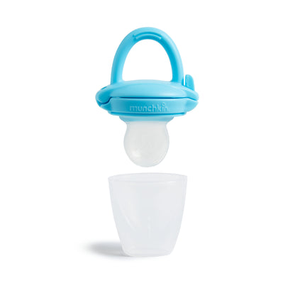 Munchkin- Silicone Baby Food Feeder - 4 Months + - Blue