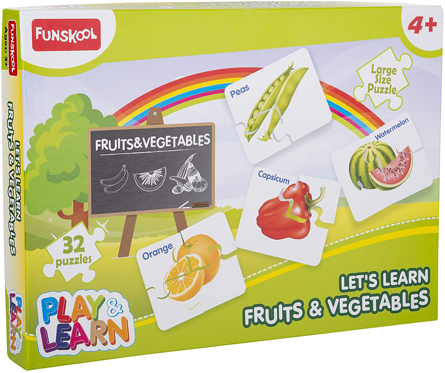 Funskool -  Fruits & Vegetables-Multicolor