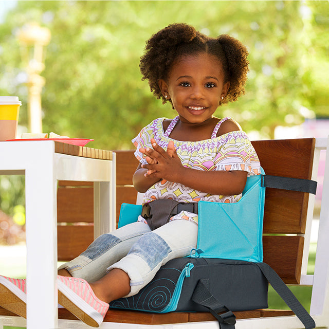 Munchkin- Brica® Goboost™ Travel Booster Seat - Blue