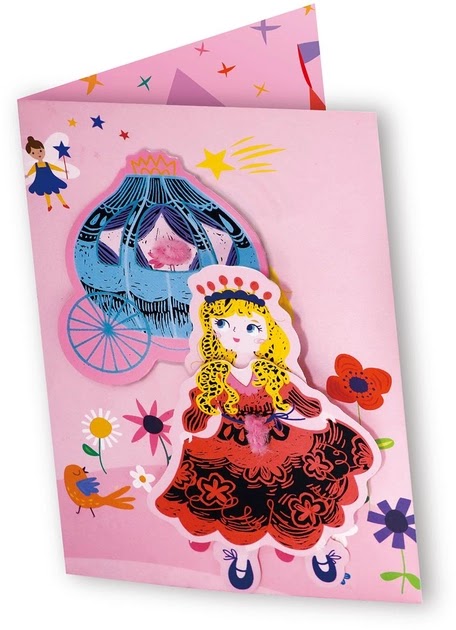 Avenir - Scratch - Princesses | Greeting Cards Set -Multicolor