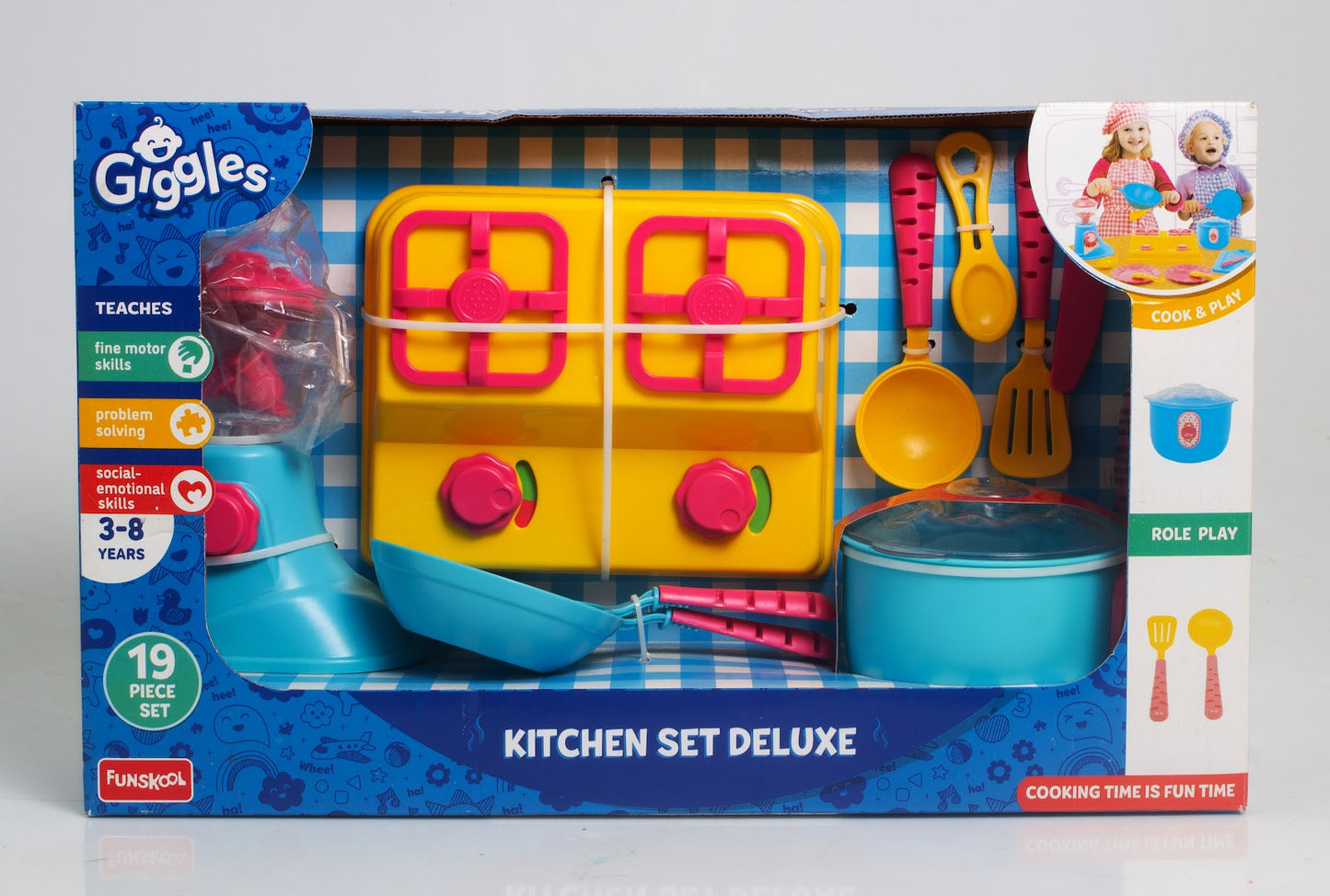 Funskool -  Kitchen Set Deluxe-Multicolor