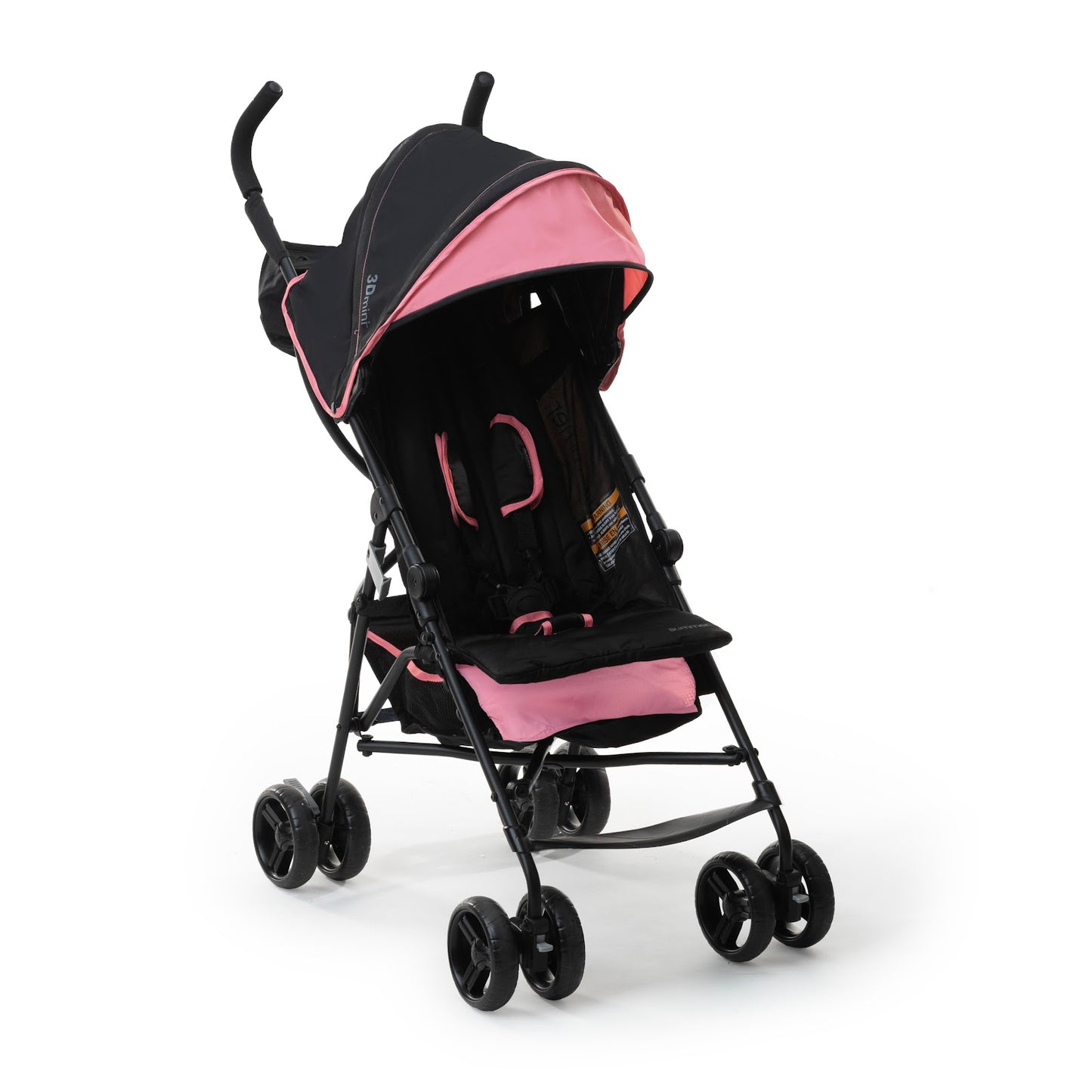 Summer Infant-  3Dmini™ Convenience Stroller With 5-Point Harness & Adjustable Shoulder Straps 6 - 24 Months  - Pink