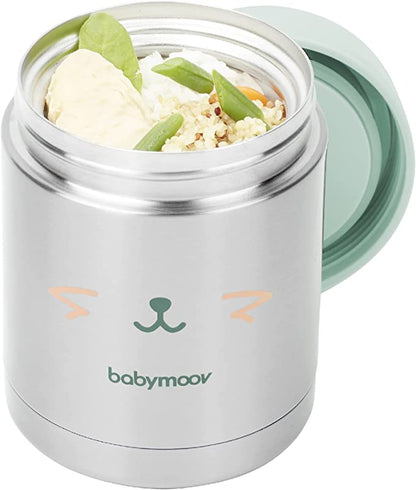 Babymoov -  Insulated Box Stainless Steel Baby Food Flask 350Ml - Multicolour