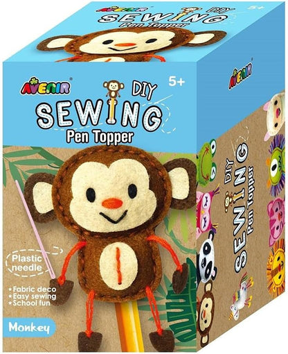 Avenir - Sewing Pen Topper  Sewing Kit- Monkey -Multicolor