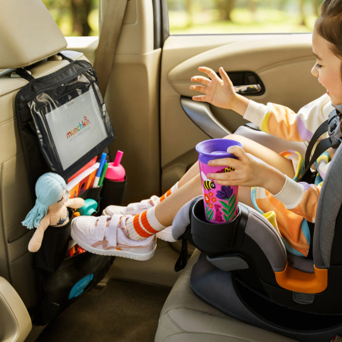 Munchkin- Brica® Backseat Organizer With Wipes Case - Black