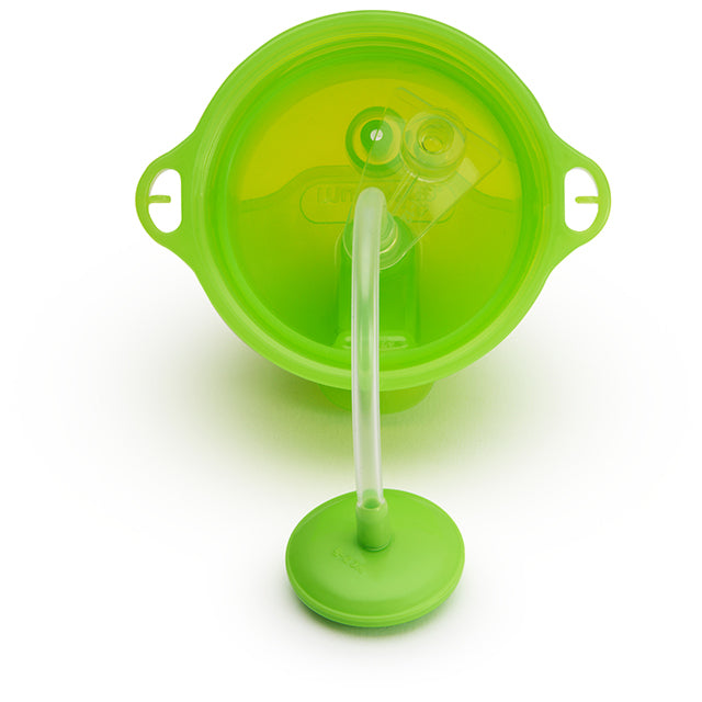 Munchkin- Any Angle™ Click Lock Weighted Straw Trainer Cup 10Oz - 12 Months - Green