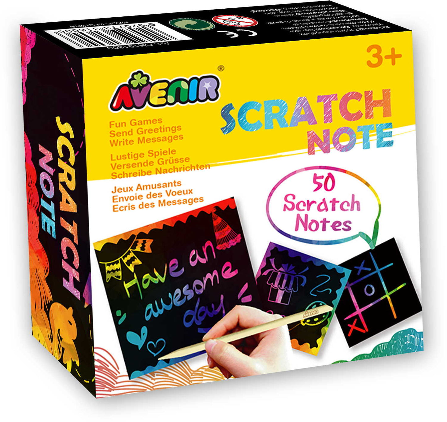 Avenir -  Scratch Note 50 Scratch Cards | Fantastic Way For Kids-Multicolor