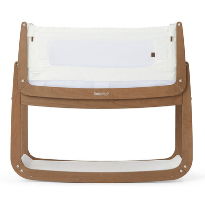 Snuz- Pod4  Bedside Crib The Natural Edit - Walnut