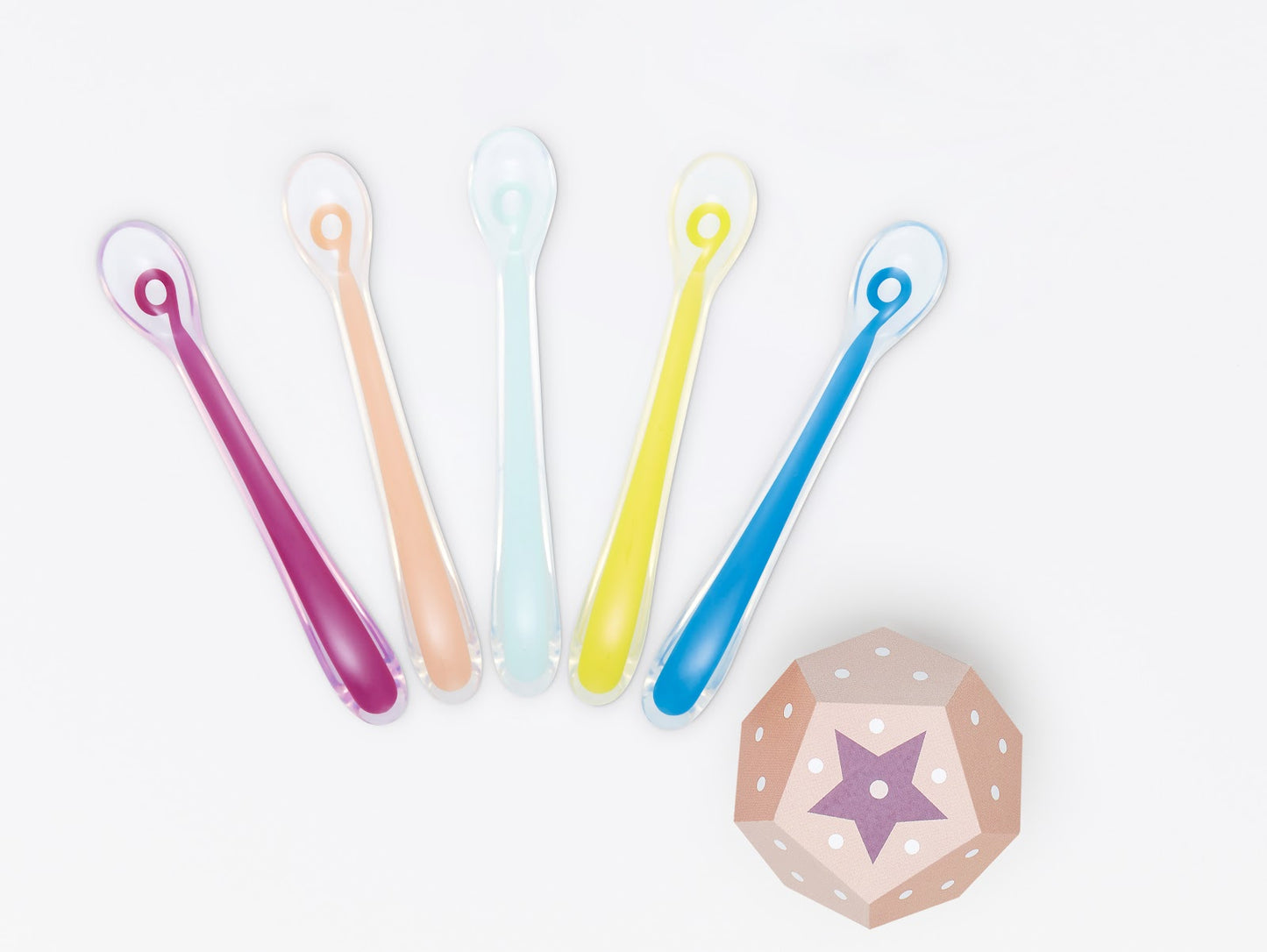 Babymoov -  Silicon Spoons 1St Age Pack Of 5 - Multicolour