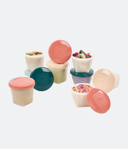 Babymoov -  Babybols Food Storage Tubs - 180Ml & 250Ml - Multicolour