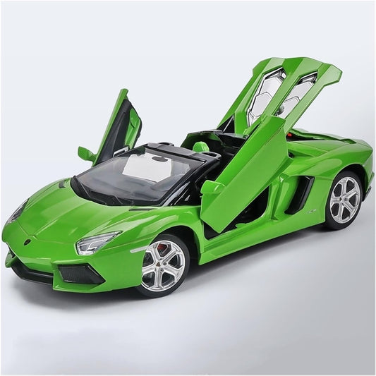 Msz - Lamborghini Aventador Roadster – Die-Cast Replica, Ultimate Collector'S Item,-Green